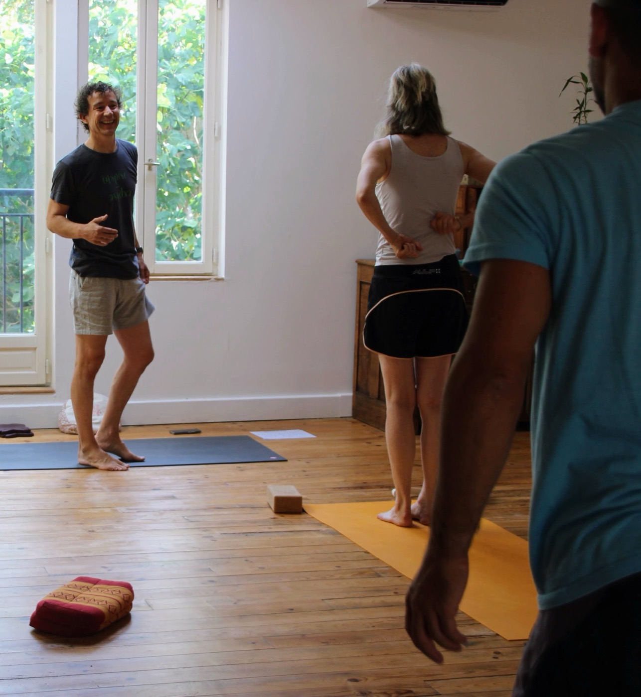 Cours de yoga au studio Green Patio